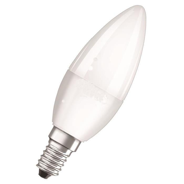 NEOLUX Ampoule LED E14 flamme dépolie 5 W équivalent a 40 W blanc froid