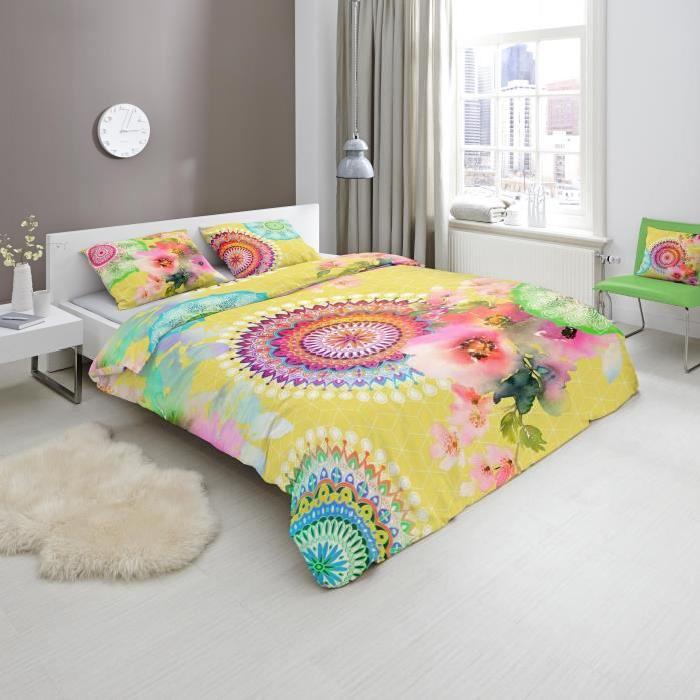 HIP Parure de couette Chanelle - 140x200cm - Multicolore