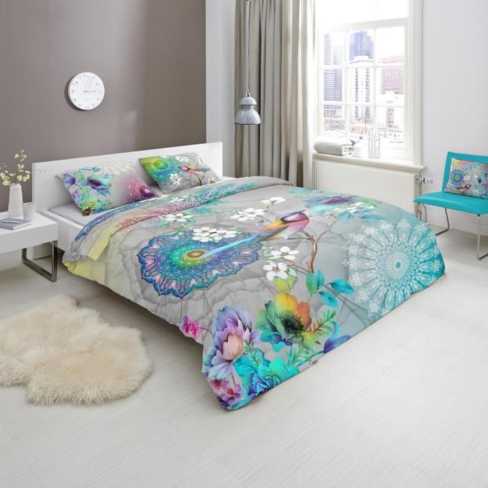 HIP Parure de couette Adele - 140x200cm - Multicolore