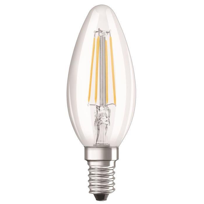 NEOLUX Ampoule LED E14 flamme claire 4 W équivalent a 40 W blanc chaud