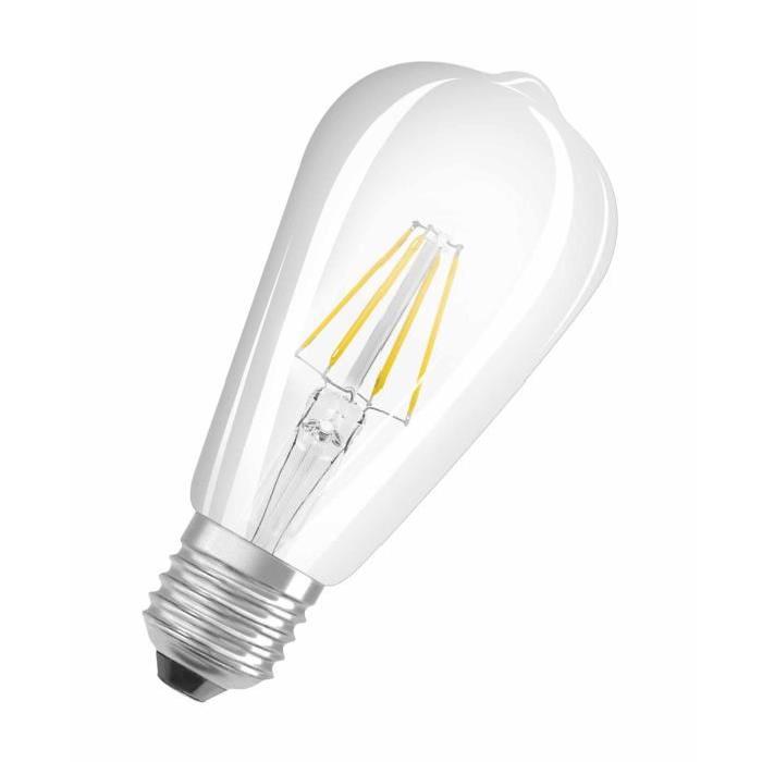 OSRAM Ampoule filament LED E27 4 W équivalent a 40 W blanc chaud