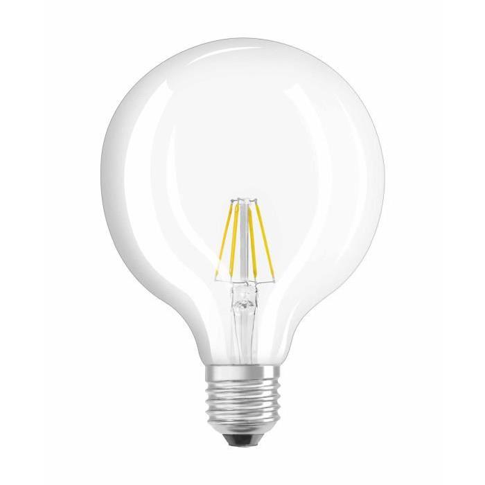 OSRAM Ampoule filament LED E27 6 W équivalent a 60 W blanc chaud