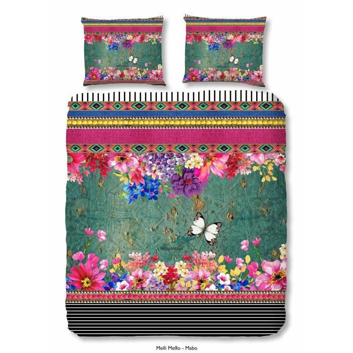 MELLI MELLO Parure de couette MABO Multicolore 200x200cm