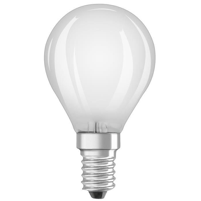 NEOLUX Ampoule LED E14 sphérique dépolie 2,8 W équivalent a 25 W blanc chaud