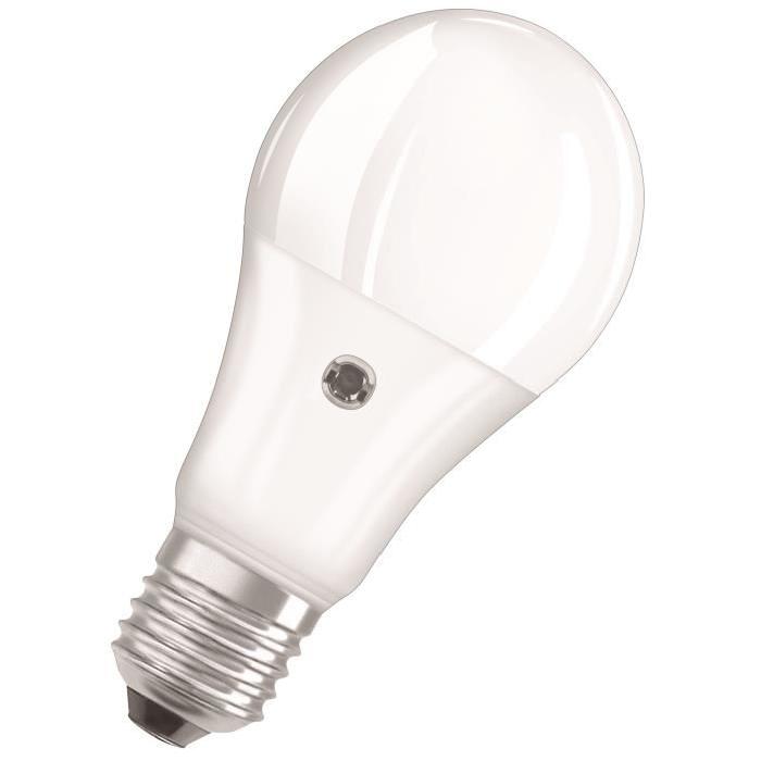 OSRAM Ampoule LED Star + Daylight Sensor E27 standard 8,5 W équivalent a 60 W blanc chaud