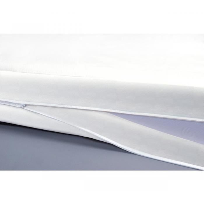 SWEETNIGHT Protege-matelas housse intégrale Allergostop - 180 x 200 cm