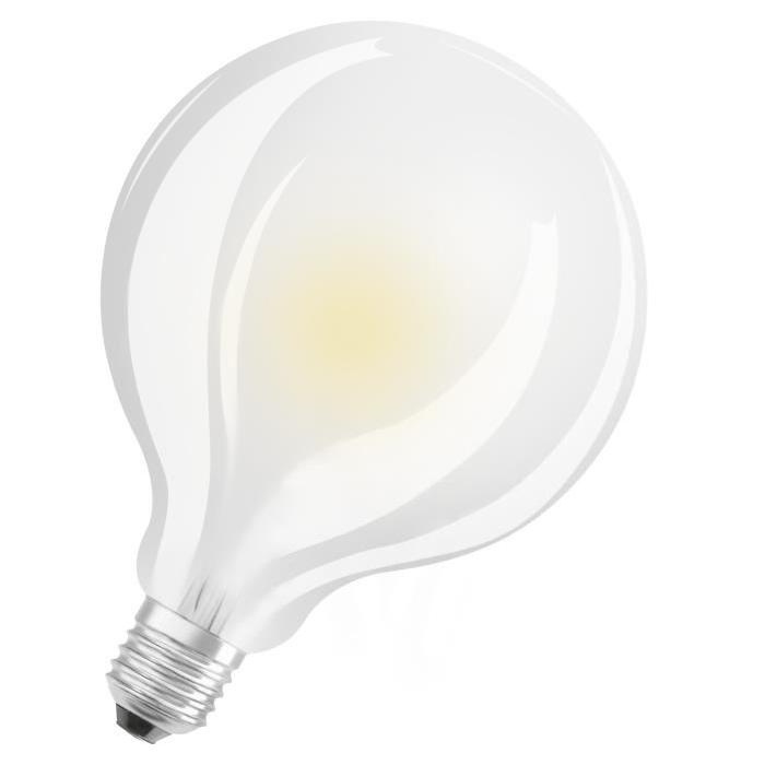 OSRAM Ampoule LED E27 globe dépolie 11 W équivalent a 100 W blanc chaud