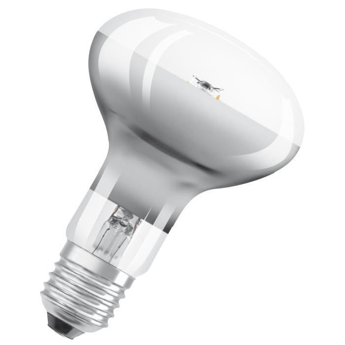 OSRAM Ampoule Spot LED R80 E27 4 W équivalent a 32 W blanc chaud