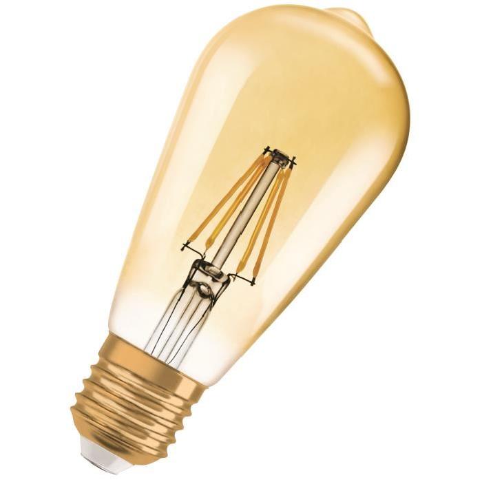 OSRAM Ampoule LED E27 vintage édition 1906 2,8 W équivalent a 21 W blanc chaud