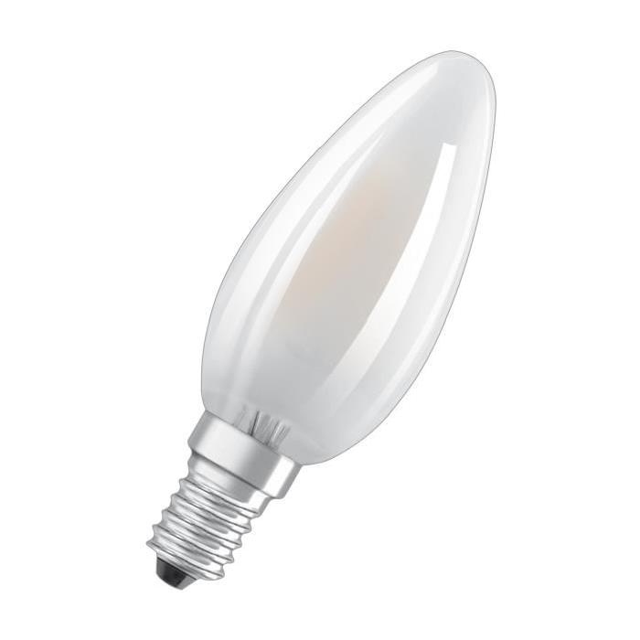 OSRAM Ampoule LED E14 flamme dépolie 4 W équivalent a 40 W blanc froid