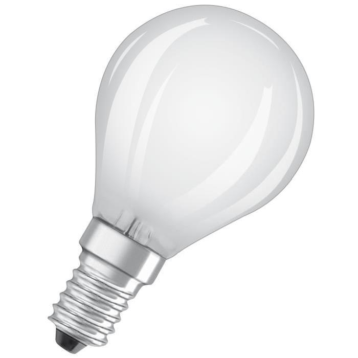 OSRAM Ampoule LED E14 sphérique dépolie 4 W équivalent a 40 W blanc froid