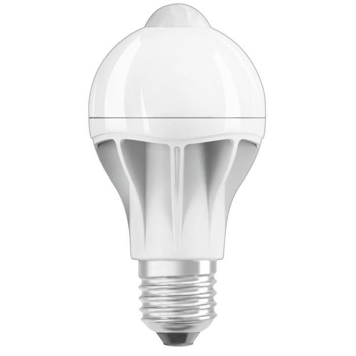 OSRAM Ampoule LED Star + Motion Sensor E27 standard 9 W équivalent a 60 W blanc chaud