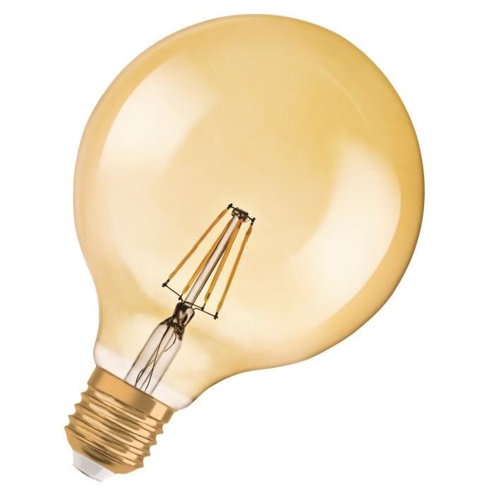 OSRAM Ampoule LED E27 globe vintage édition 1906 7 W équivalent a 51 W blanc chaud