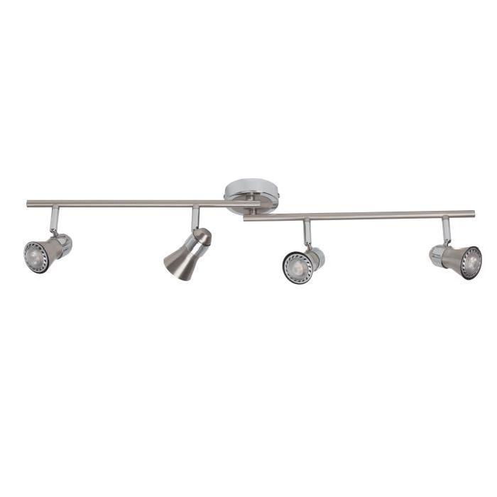 BRILLIANT Plafonnier led a 4 lumieres Sanny - Chrome