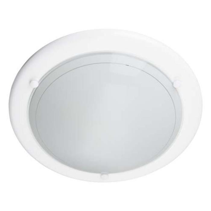 MIRAMAR plafonnier coloris blanc 31 cm E27 40W