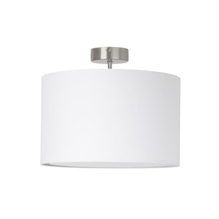 CLARIE Lustre E27 60W Ř32 cm Blanc