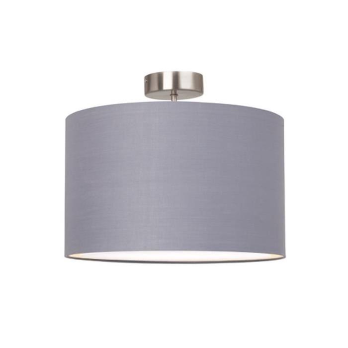 CLARIE Plafonnier/Lustre  E27 60W Ř32 cm Gris