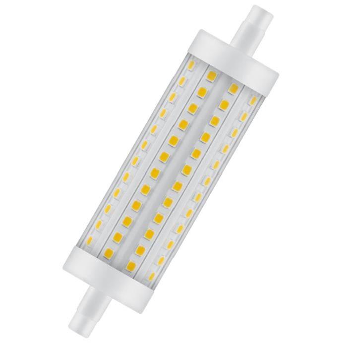 OSRAM Ampoule crayon LED 118 mm R7S 12,5 W équivalent a 100 W blanc chaud