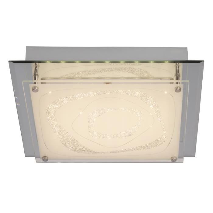 BRILLIANT Applique/plafonnier led Fantasie - 17 W - Chrome