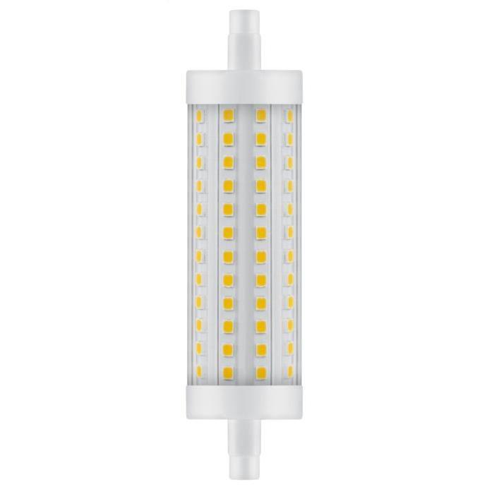 OSRAM Ampoule crayon LED 118 mm R7S 15 W équivalent a 125 W blanc chaud dimmable