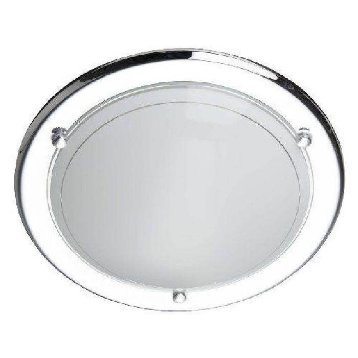 Applique/Plafonnier Miramar diametre 28,5 cm E27 42W chrome