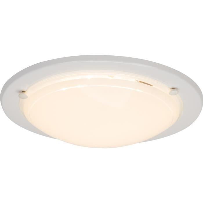 Applique/Plafonnier LED Miramar diametre 28 cm 12W blanc