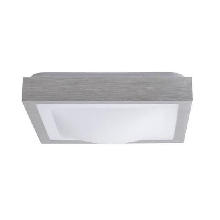 SQUARE Plafonnier pour salle de bain L27 x H27 cm Aluminium