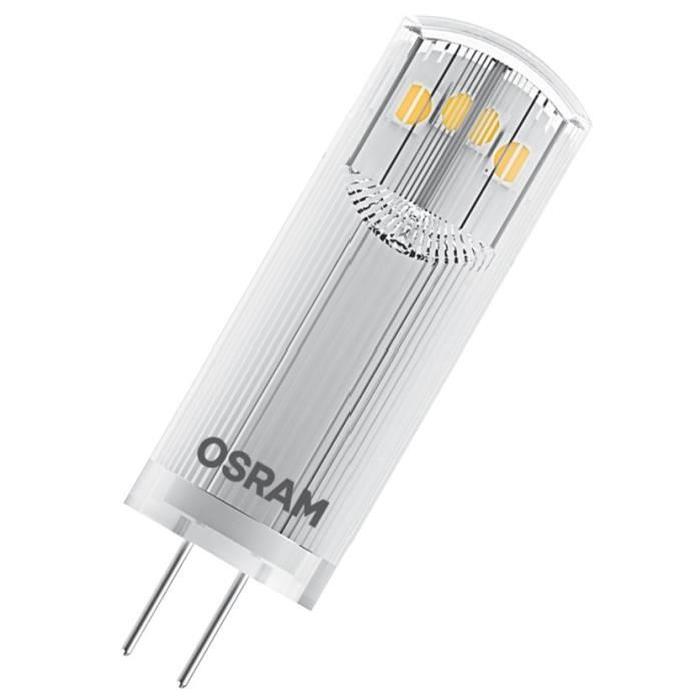 OSRAM Ampoule capsule LED G4 claire 1,8 W équivalent a 20 W blanc chaud