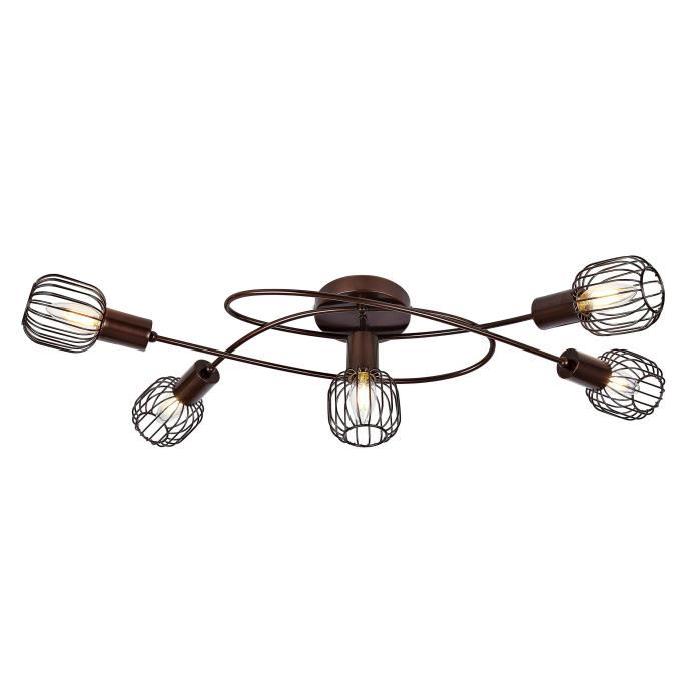 GLOBO LIGHTING Plafonnier marron - 840 mm x 370 mm x 205 mm