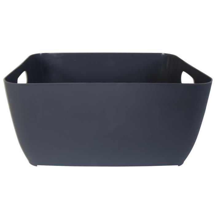 STORE Panier de rangement 9x19,8x15cm Gris