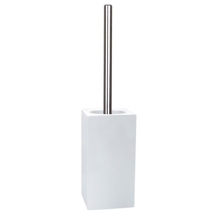 QUADRO Porte balai WC - 45x11,5x11,5cm - Blanc