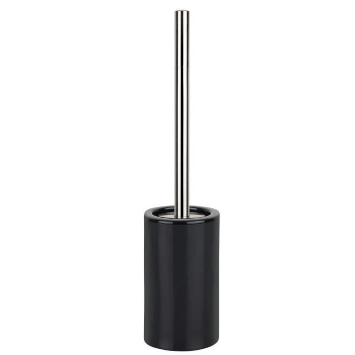 TUBE Porte balai WC Gres - 43x10,5x10,5 cm - Noir