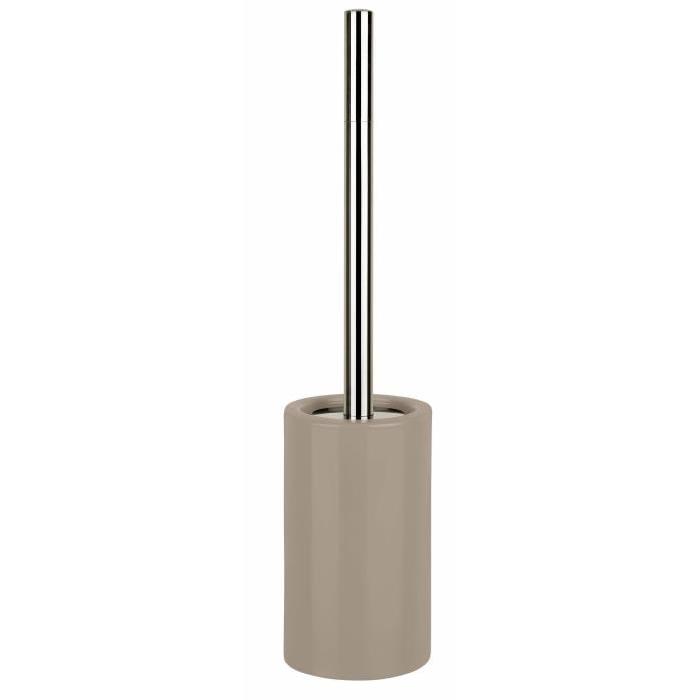 TUBE Porte balai WC Gres - 42x10,5x10,5 cm - Taupe