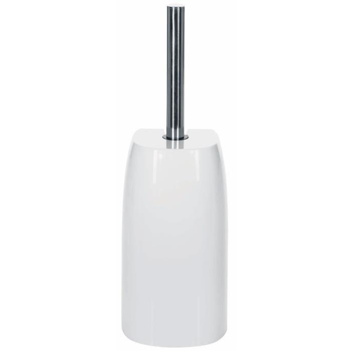 PURE Porte balai WC - 35,5x12x12cm - Blanc