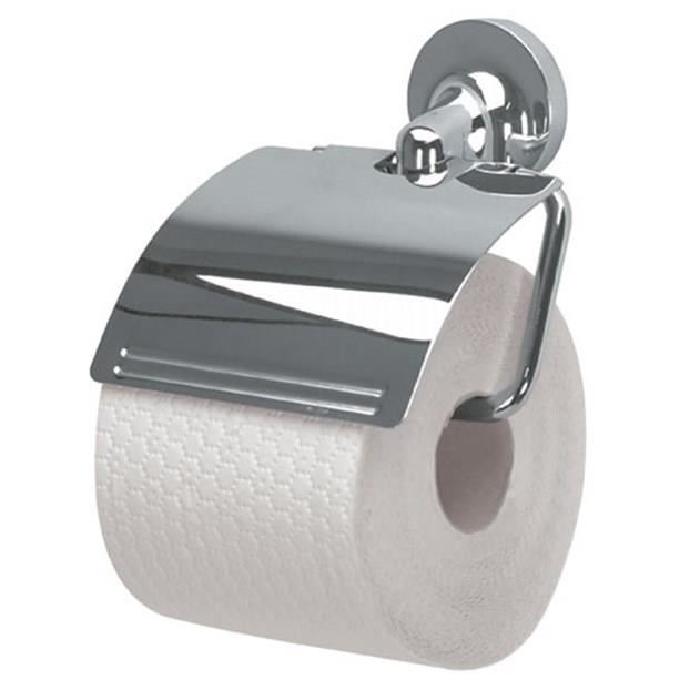 SPIRELLA Porte-papier WC avec couvercle Sydney - 13cm - Chromé
