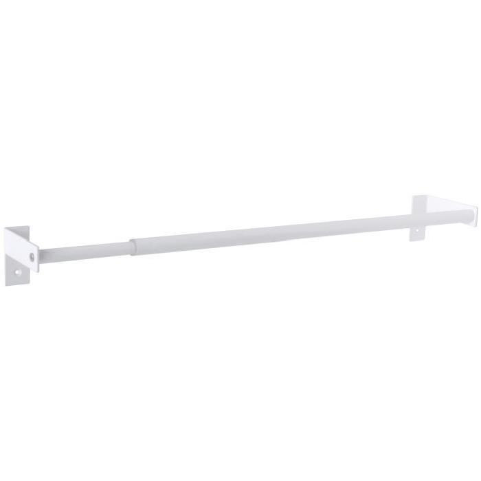 GELCO Porte-serviettes extensible Nissi 45 a 80 cm blanc