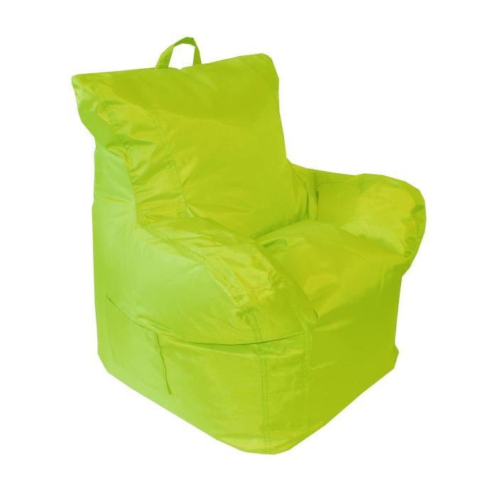 ALEX KIDS Pouf fauteuil enfant 50x55x50 cm vert anis