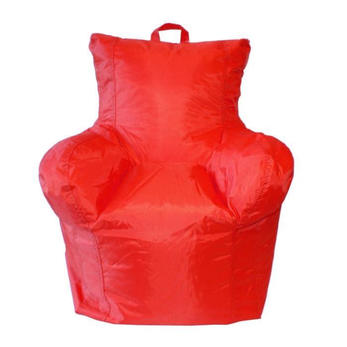 ALEX KIDS Pouf fauteuil enfant 50x55x50 cm rouge