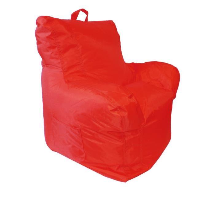 ALEX KIDS Pouf fauteuil enfant 50x55x50 cm rouge