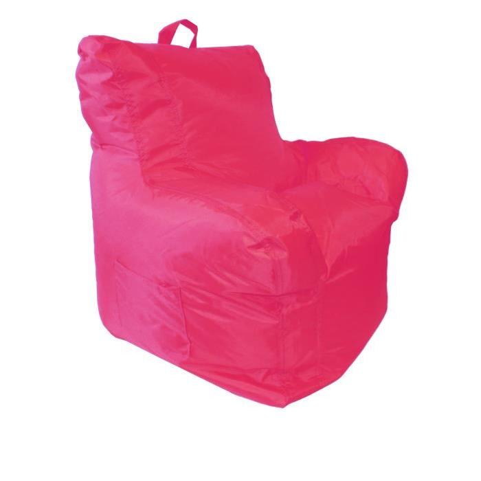 ALEX KIDS Pouf fauteuil enfant 50x55x50 cm fuchsia