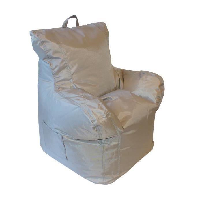 ALEX KIDS Pouf fauteuil enfant 50x55x50 cm taupe