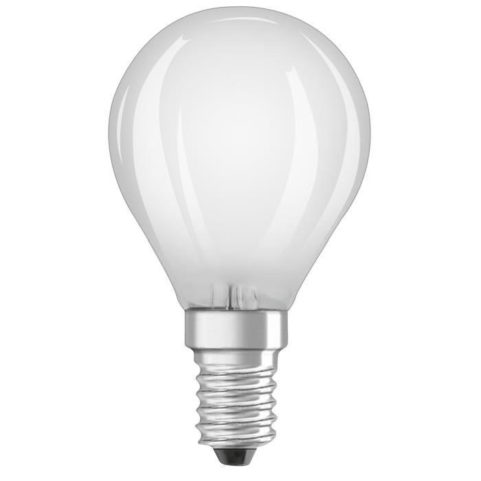 OSRAM Ampoule LED E14 sphérique dépolie 4 W équivalent a 40 W lumiere du jour