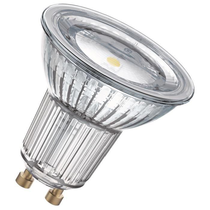 OSRAM Ampoule Spot LED PAR16 GU10 6,9 W équivalent a 80 W blanc froid