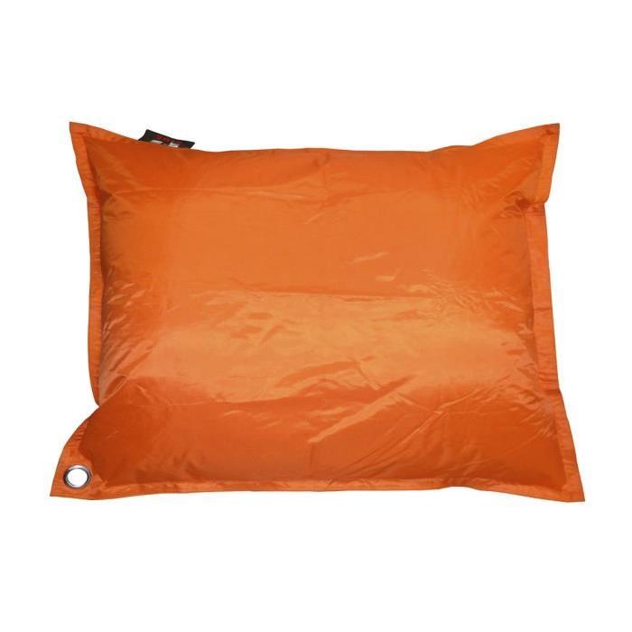 JAVA Pouf géant imperméable 110x130 cm orange