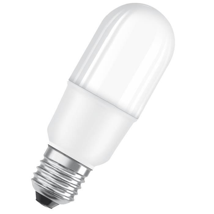 OSRAM Ampoule LED E27 stick dépolie 10 W équivalent a 74 W blanc chaud