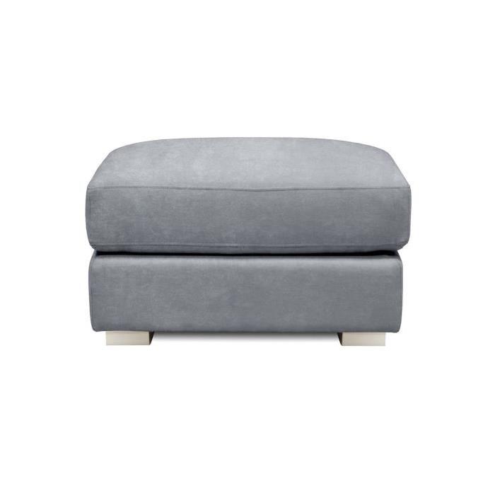 GENEVA DOLCE Pouf en tissu - Gris souris