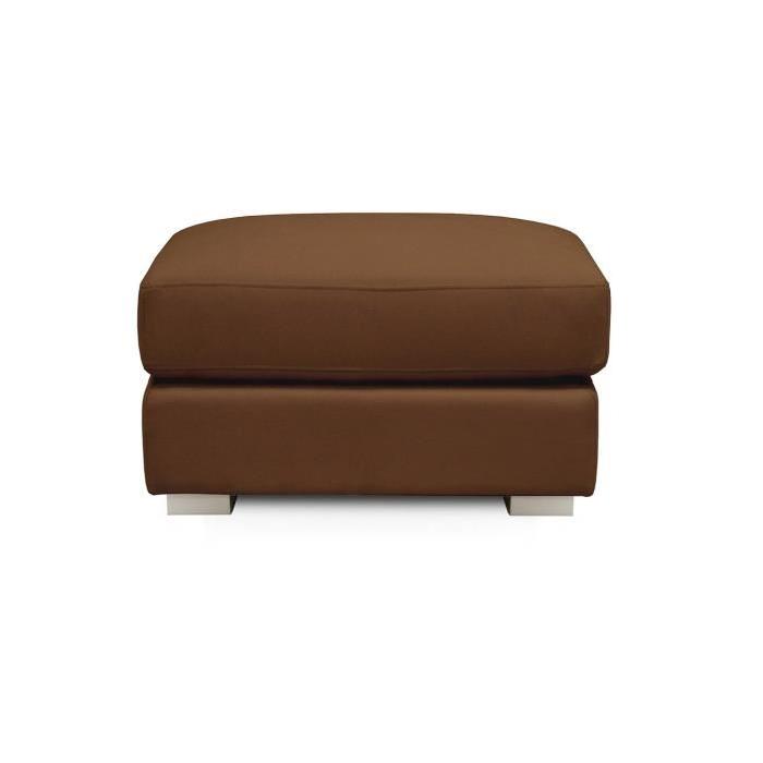 GENEVA DOLCE Pouf en simili - Moka