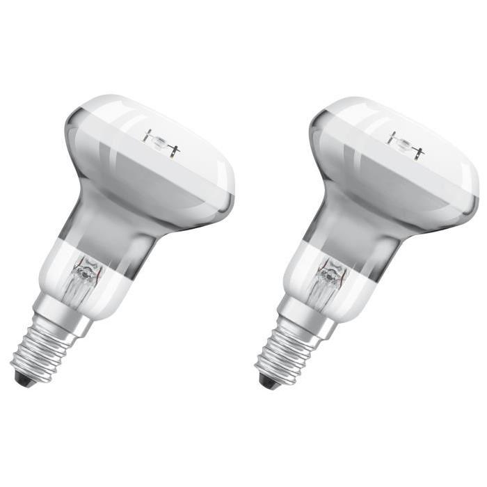 OSRAM Lot de 2 Ampoules Spots LED R50 E14 2,8 W équivalent a 19 W blanc chaud