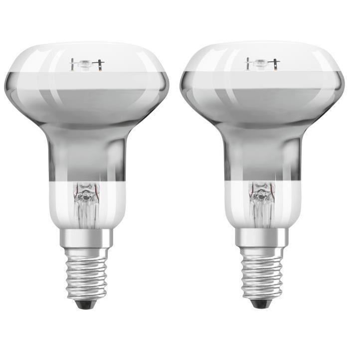 OSRAM Lot de 2 Ampoules Spots LED R50 E14 2,8 W équivalent a 19 W blanc chaud