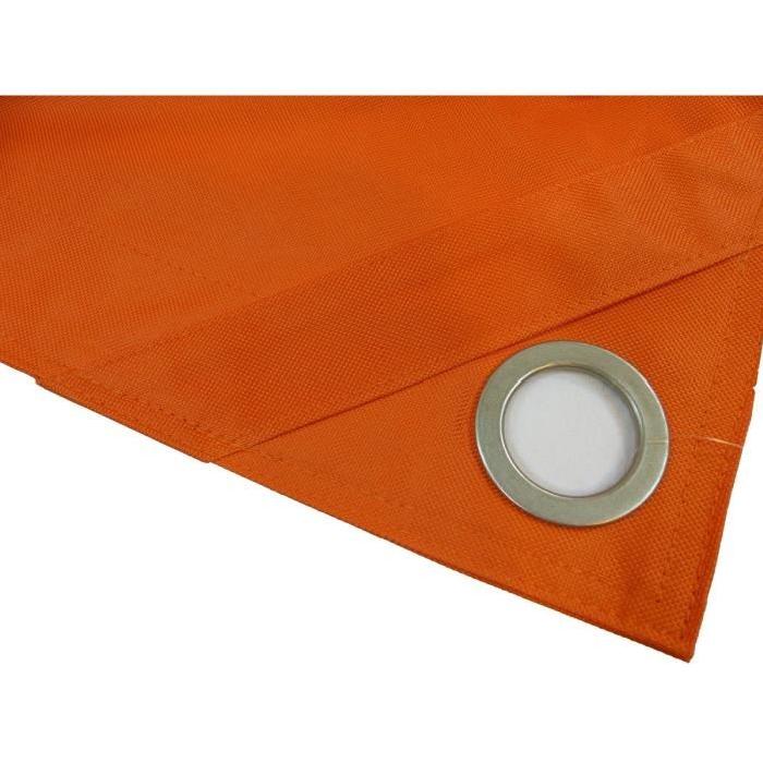 CANCUN Pouf géant de piscine 120x140cm Orange